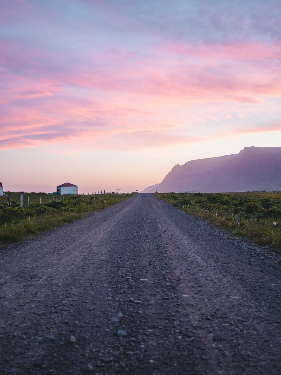 photo of empty gravel road